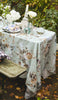 Eau de nil floral table cloth