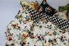 LARGE MEADOW BLOOM AND HARLEQUIN QUILTED EIDERDOWN